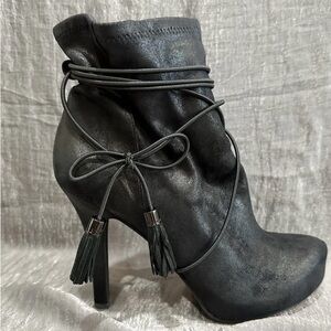 BCBGeneration Heeled Ankle Boots with elastic Ties